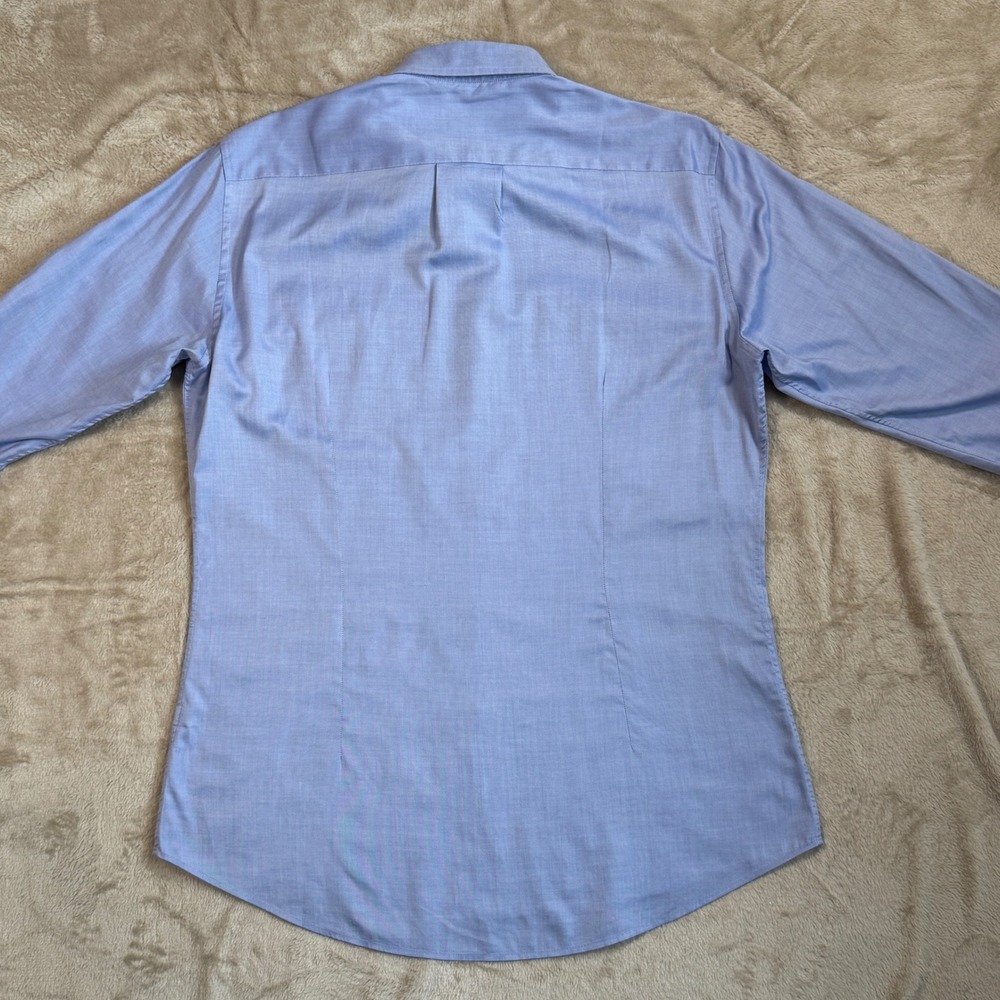 Bottega Veneta Men's Size 52 Blue Button Down Shirt Made in Italy - Picture 7 of 7